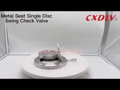 صمام فحص تأرجح رقاقة واحدة بدون تسريب