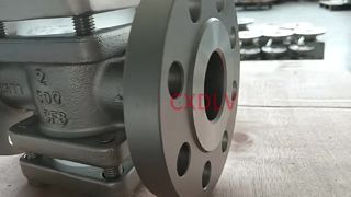 صمام البصر الزجاجي 300LB اتصال شفة RF مع الزعنفة