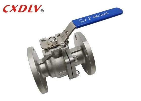 150LB 300LB 2"~ 6" Flanged END صمام الكرة الفولاذ المقاوم للصدأ CF8 CF8MWCB منصة تركيب مباشرة