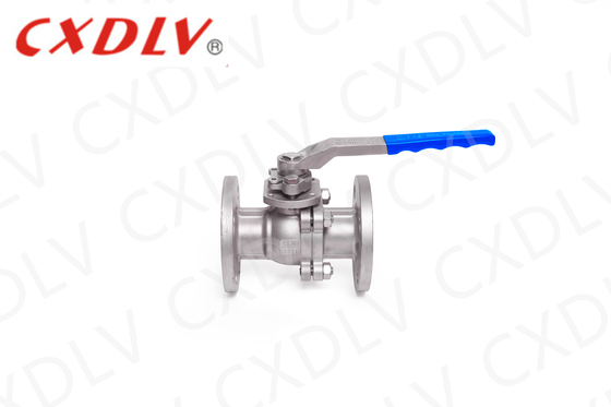 CF8 صمام الكرة المزدوج مع مواد RPTFE أو Develon للنفط والسوائل الأخرى