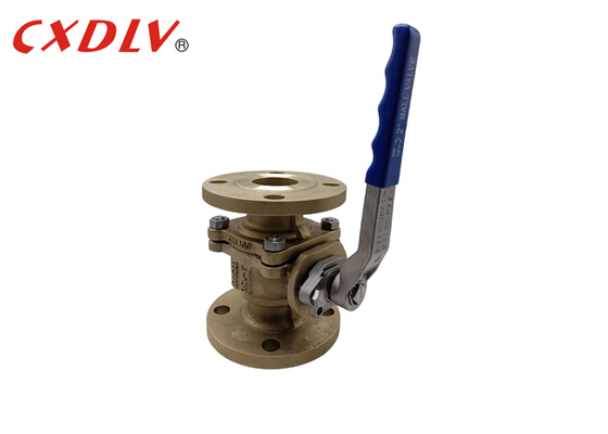 صمامات كروية ASTM B148 C95800 كرة عائمة عمود مقاوم للانفجار دخول جانبي