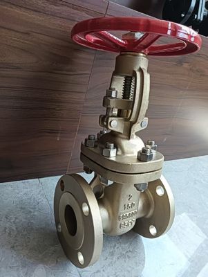 صمام بوابة العجلة اليدوية المرتفع مع 150LB من الفولاذ المقاوم للصدأ CF8M النهايات الفلنج لمراقبة السائل وسهولة التشغيل