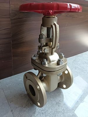 صمام بوابة العجلة اليدوية المرتفع مع 150LB من الفولاذ المقاوم للصدأ CF8M النهايات الفلنج لمراقبة السائل وسهولة التشغيل