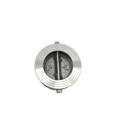 صمام فحص مزدوج اللوحة من الفولاذ المقاوم للصدأ مع مقاومة عالية لدرجة الحرارة للماء والبخار والزيت والغاز