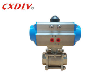 تصميم رف وترس لمشغل هوائي دوار ربع دورة لصمام الكرة الهوائي