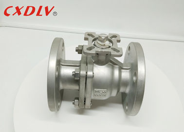 JIS10K SCS13 2 inch Stainless Steel Ball Valve With Solid Stainless Steel Ball