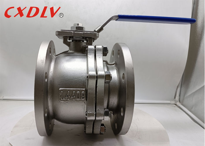 صمام الكرة الفولاذ المقاوم للصدأ A351Gr.CF8 نوع اللفاف مع رافعة المقبض