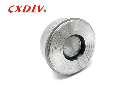 صمام التحقق المزدوج غير المرجع من الصلب المقاوم للصدأ 304ANSI 150LB