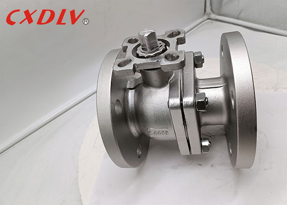 صمام كرة 2PC 1.4409 هيكل مقعد PTFE ساق عارية كرة عائمة DIN PN16