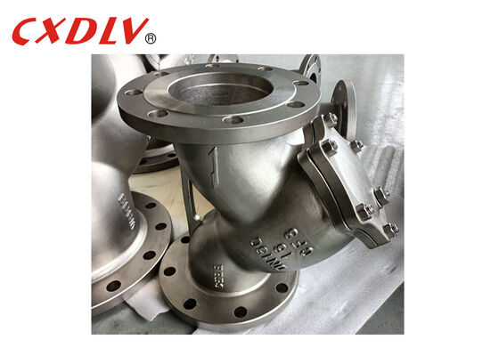 DN150 CF8 Y صمام الشريط PN16 مع مغناطيس البار