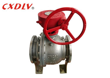 DN150 6 بوصة 2PC صمام الكره ترونينيون CF8M الفولاذ المقاوم للصدأ تقسيم سعر الجسم